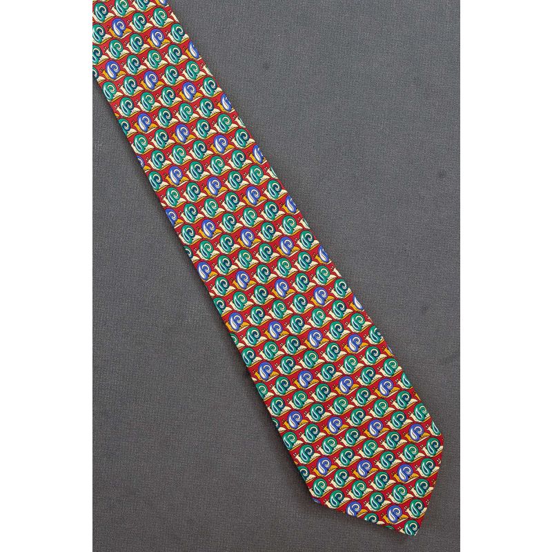Slime of Snails - Red Silk Aquascutum Necktie