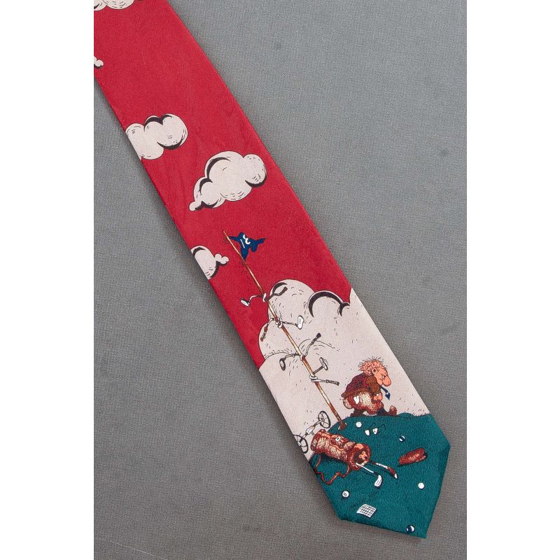 Golfers Rage - Art by Gary Patterson Necktie