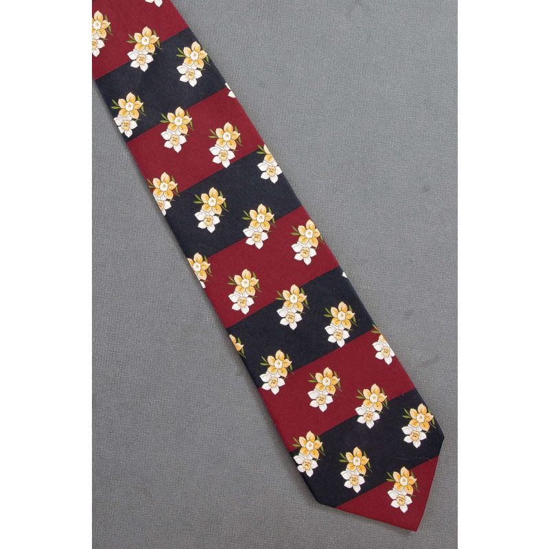 Pairs of Daffodil Flowers - Silk Nautica Necktie 