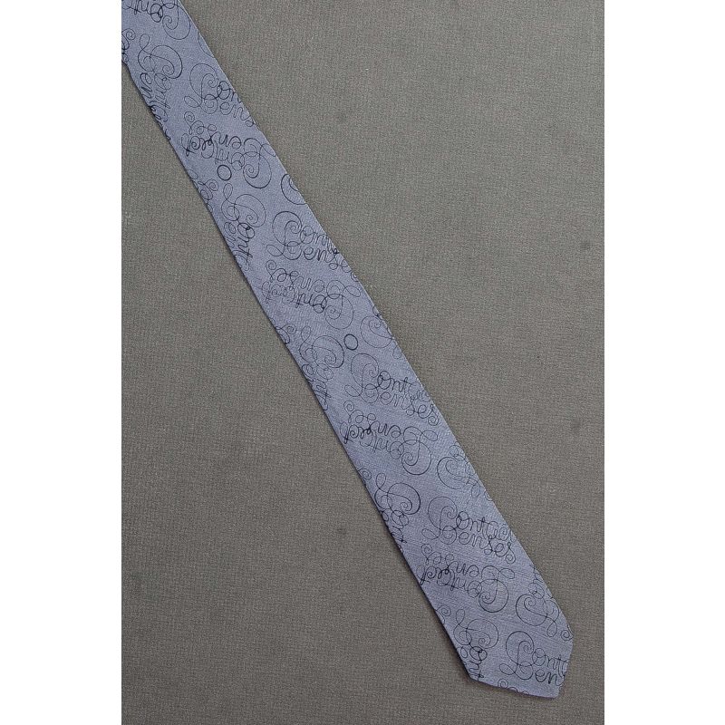 Contact Lenses Written in Cursive - Skinny Tie