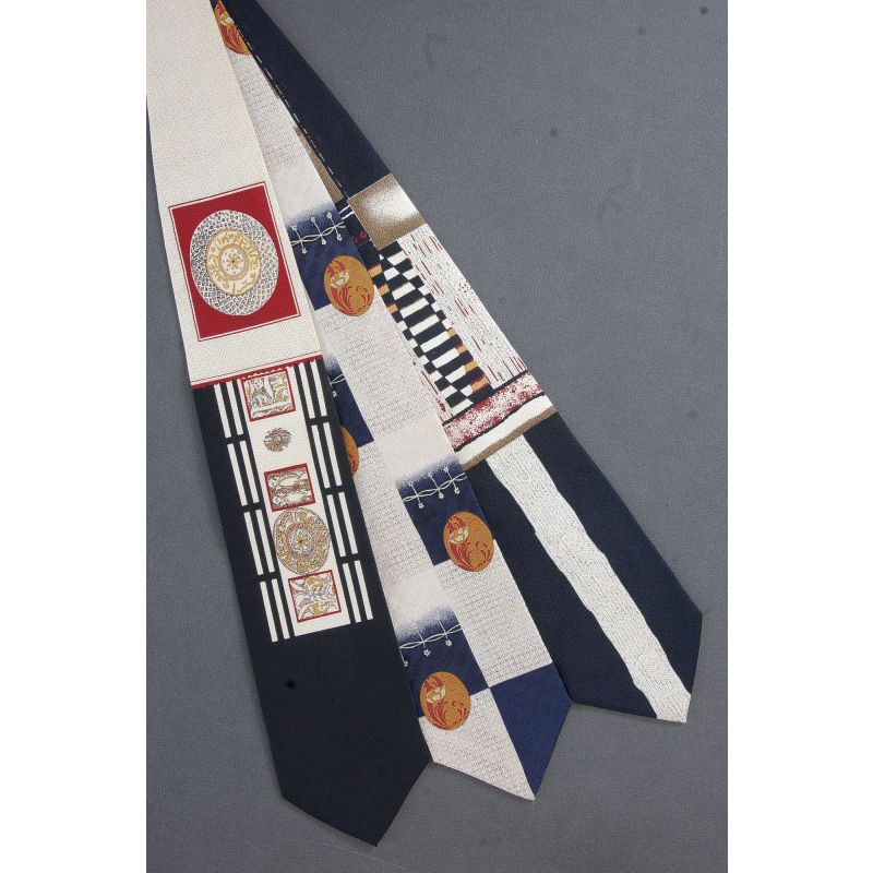 3 For $25 - Brand New Matching Geometric Ties