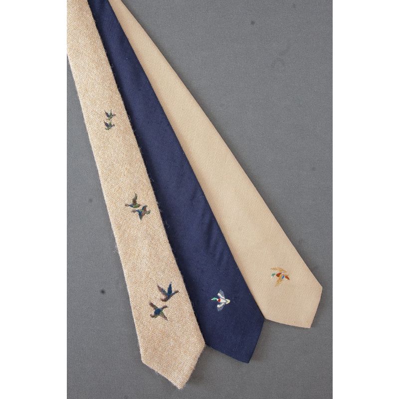 3 For $30 - Slim Duck Embroidered Neckties