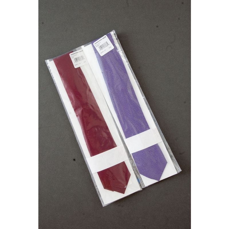 2 For $25 - Brand New Red & Purple Skinny Ties