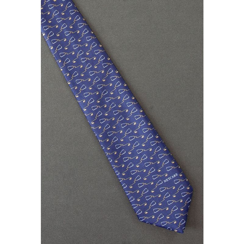 Stethoscope Allover - Navy NETCARE Necktie