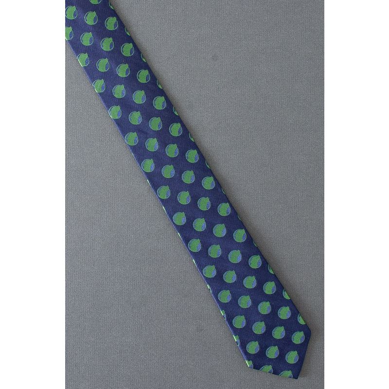 Dog Silhouette Polka Dot - John Bartlett Silk Necktie
