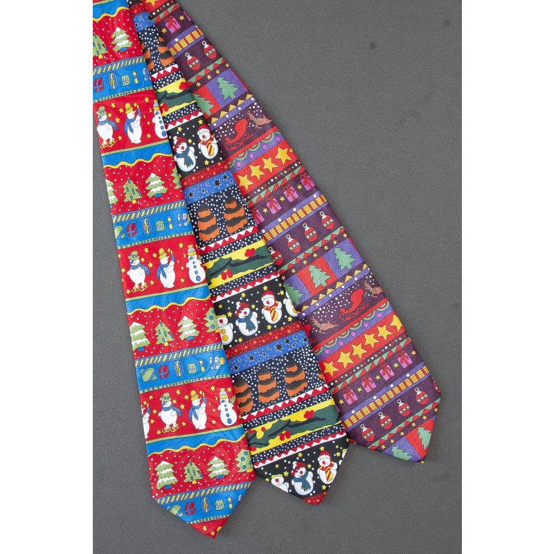 3 For $25 - Variety of Christmas Themed Ties