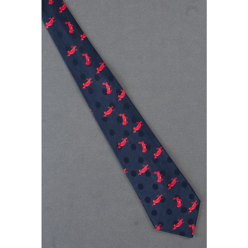 Rabbits Stand & Hop Around - Silk Necktie