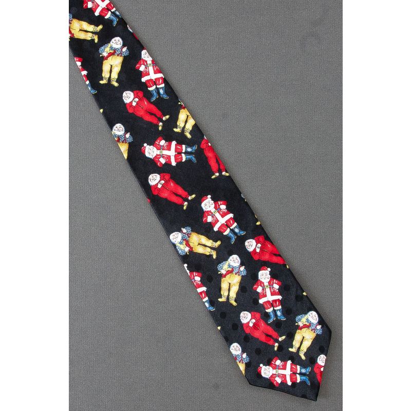 Santa Claus' Three Outfits - Black Necktie
