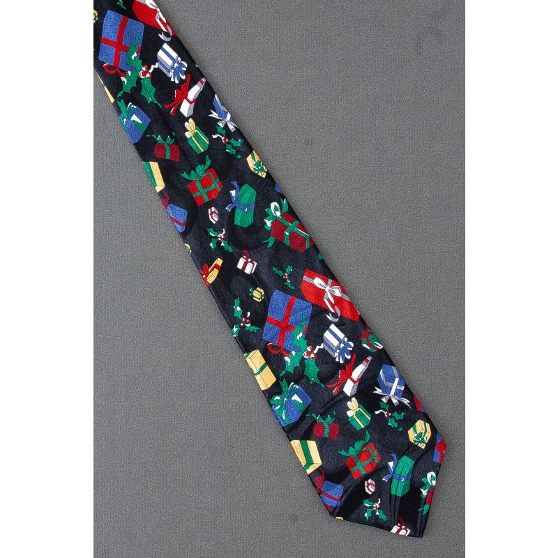 Colorful Wrapped Gifts & Presents - Christmas Tie
