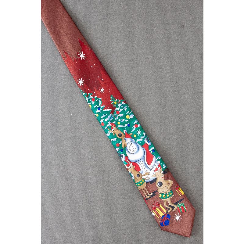 Reindeer Create A Snowman - Brown Tie