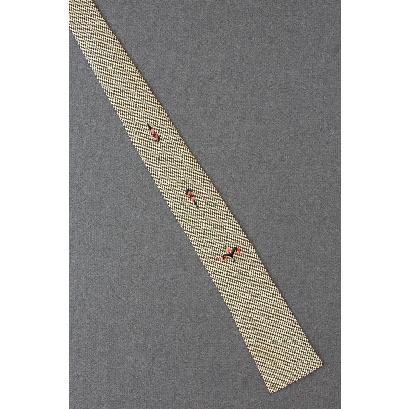 Three Distinct Flourishes - Skinny Square End Tie