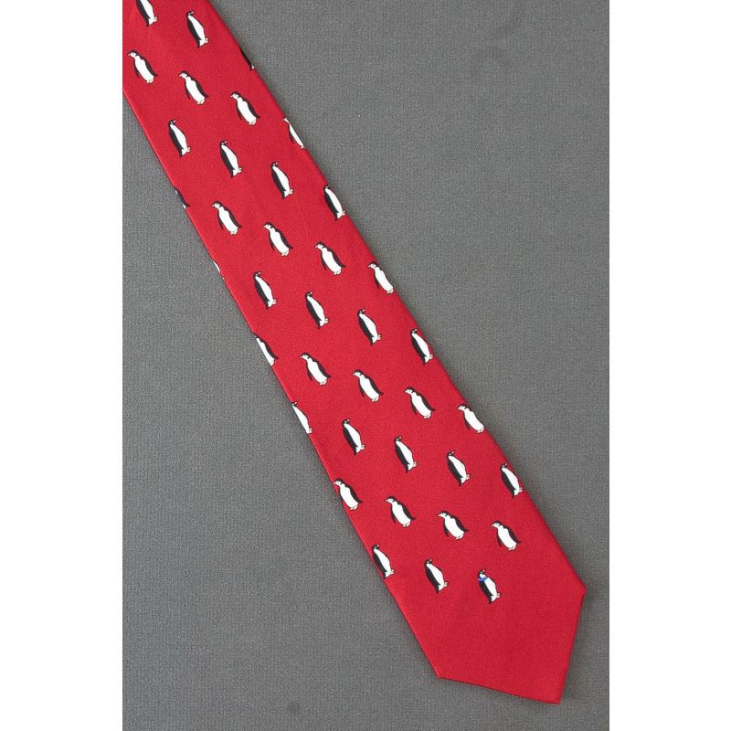 Penguin - Getz Ice Shelf Antarctica Silk Necktie