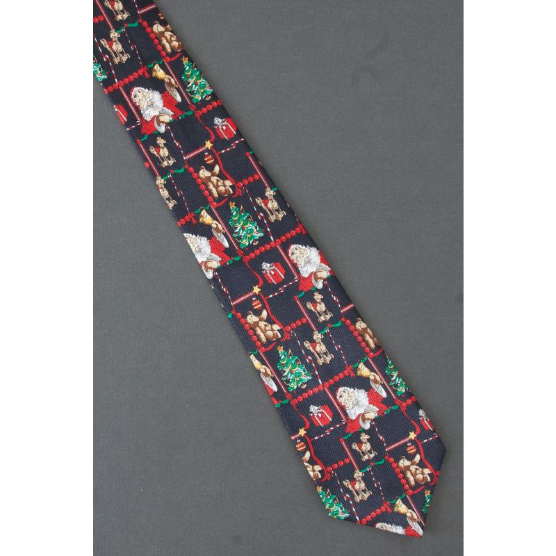 Santa, Christmas Tree & Old Fashioned Toys Tie