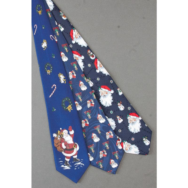 3 For $25 - Jolly Ole Santa Claus Neckties