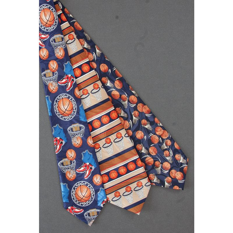 3 For $25 - Basketballs, Hoops & More Neckties