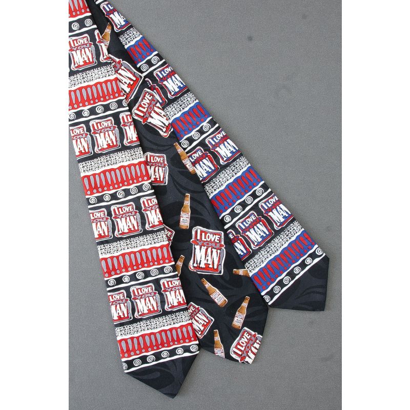 3 For $25 - I Love You Man! Bud Light Beer Ties
