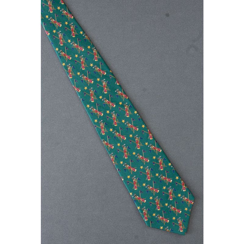 Golf Bags & Stars - Silk Tommy Hilfiger Necktie