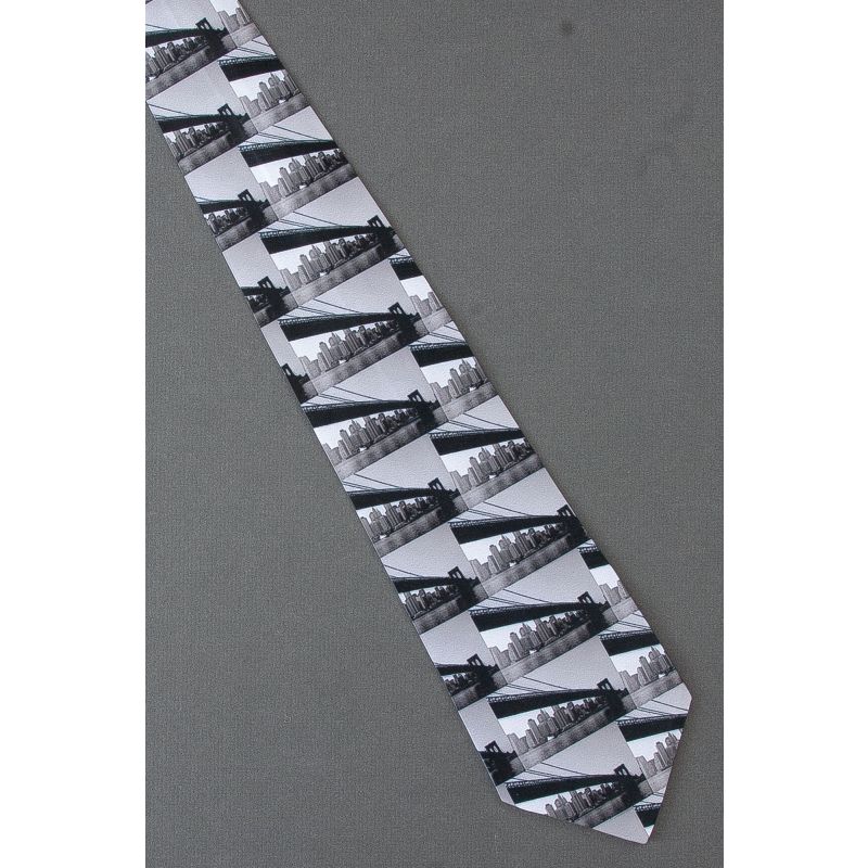 Brooklyn Bridge by Day Repeat - Zazzle Necktie