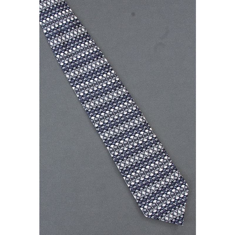 Gray & White Pattern - Untitled Jerry Garcia Tie