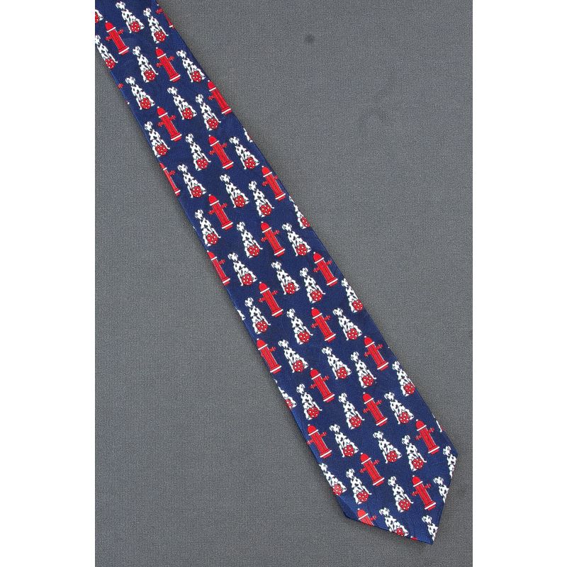 Dalmatian Dog Next to a Fire Hydrant - Necktie