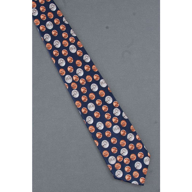 Quarters & Pennies - Loose Change Necktie