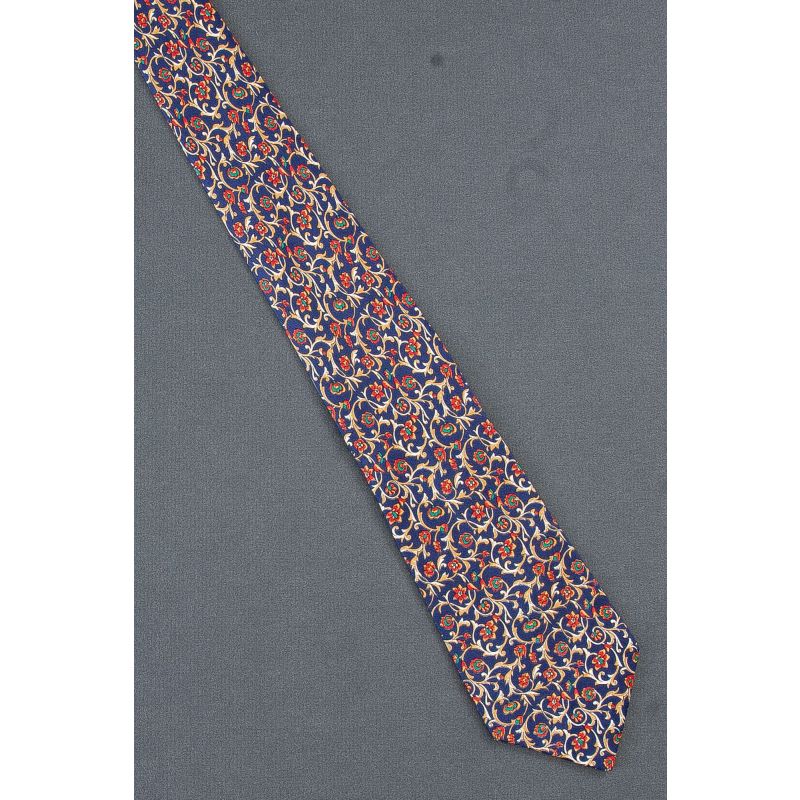 Leaves Embrace Flowers - Silk Nina Ricci Necktie