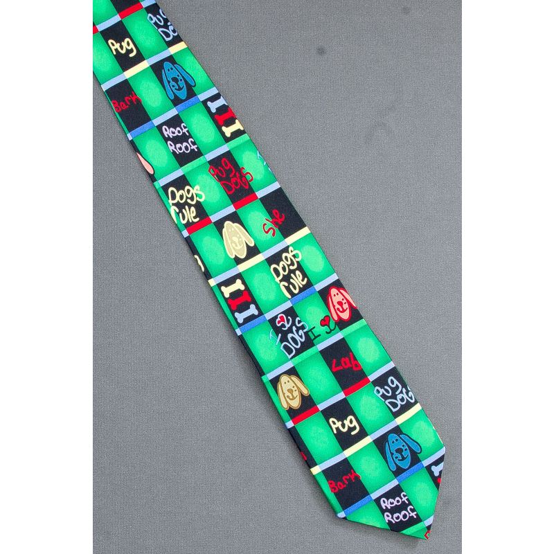 Dogs - Silk Jimmy Fund Cancer Institute Necktie