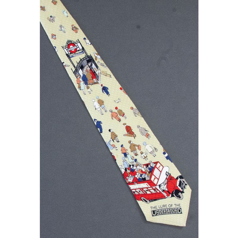 Lure of the Underground Transit System Necktie