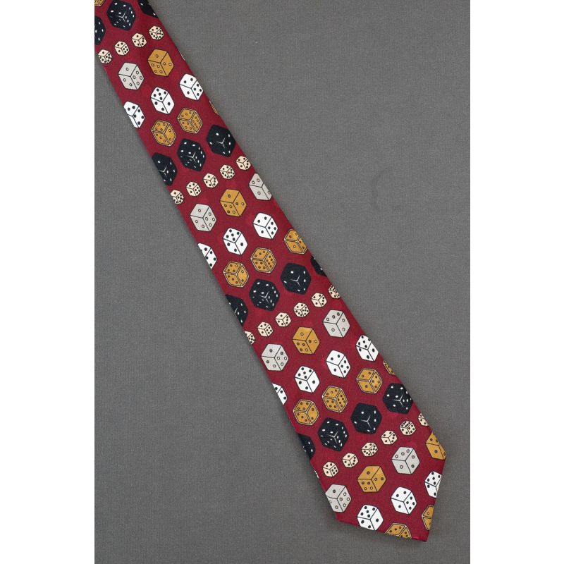Big & Small Die - Gaming Gambling Dice Necktie