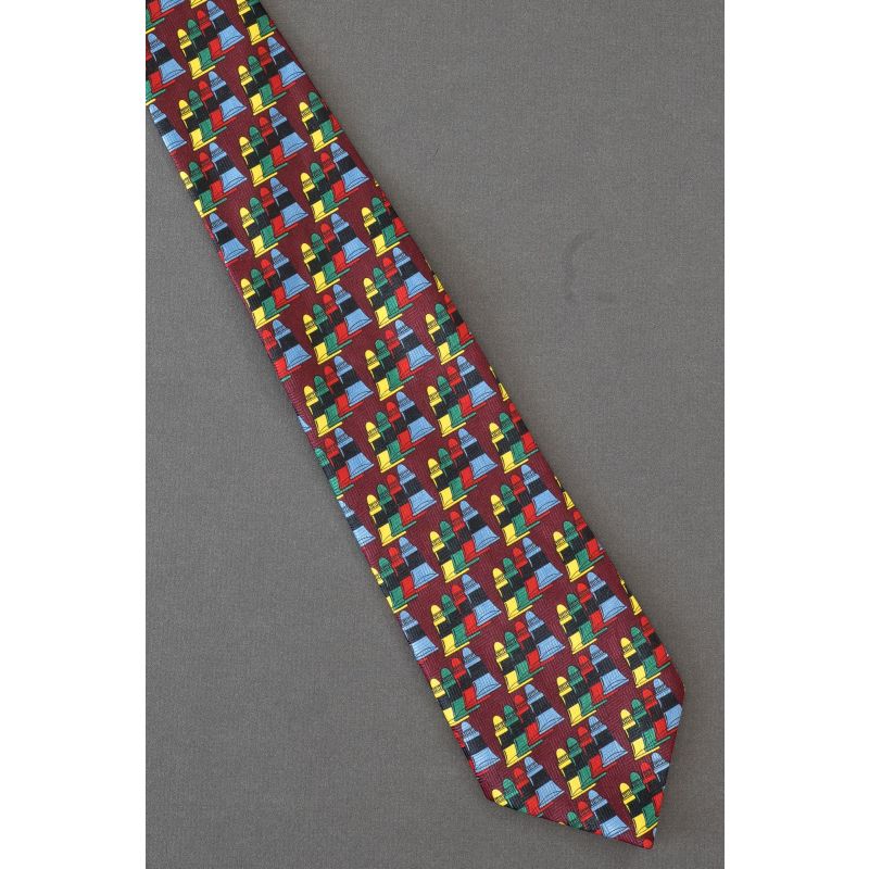 Oil Paints in Tubes - Red Art Artist Novelty Tie