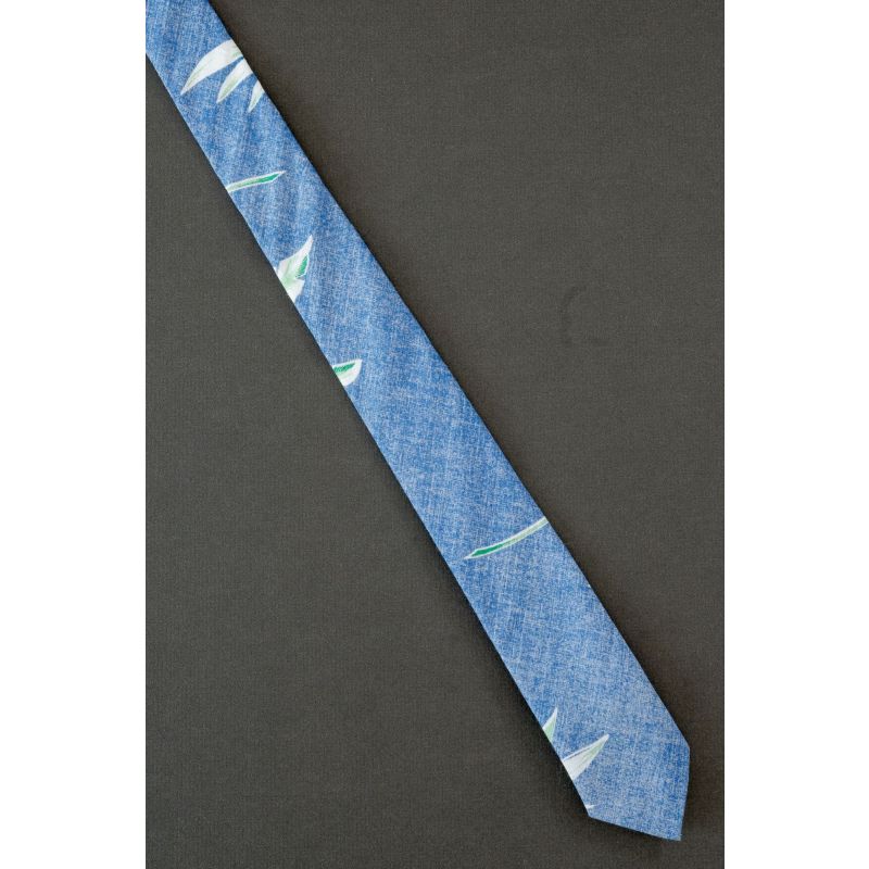 Leaves & Foliage - Skinny Ocean Pacific Necktie