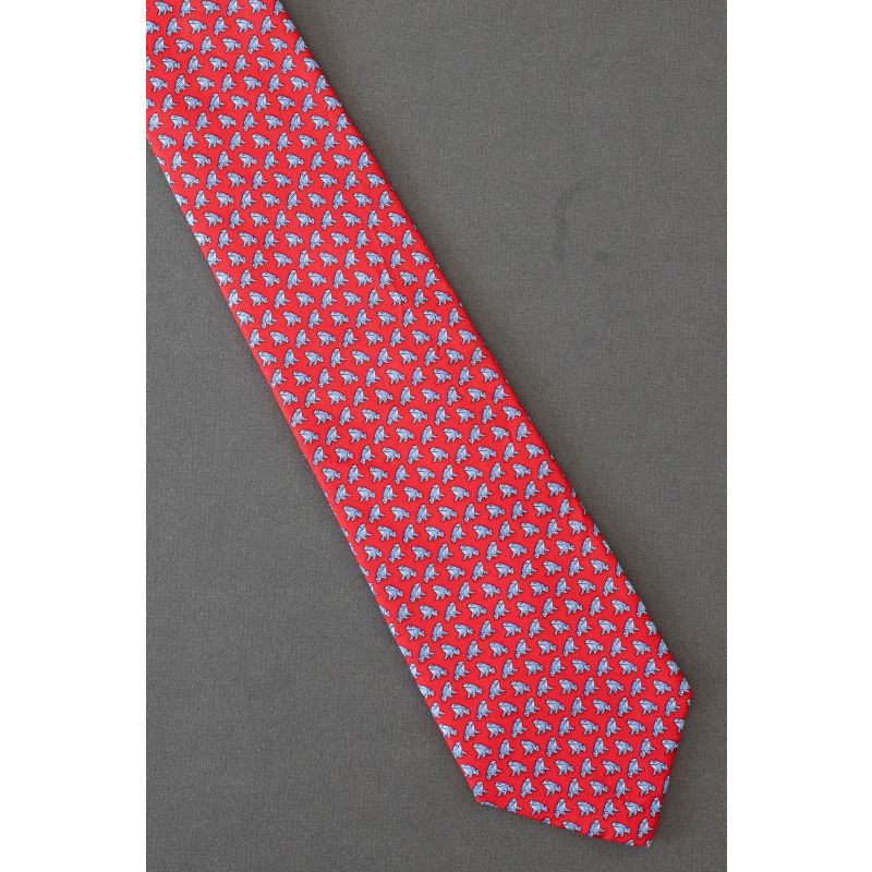 Knot of Toads - Men's Red Silk Necktie