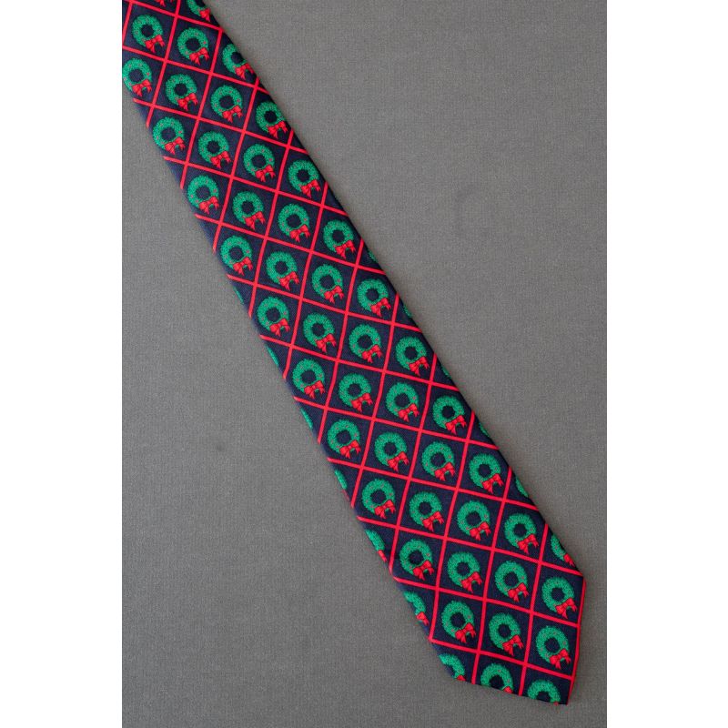 X-Mas Christmas Wreaths - Silk  Alynn Neckwear