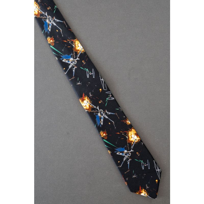 Star Wars T.I.E. & Fighter Ex Wings - Black Necktie