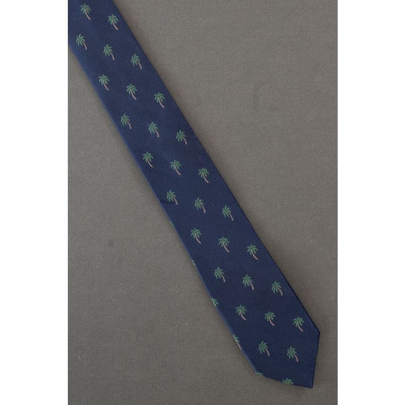 Palm Tree Repeat - Skinny Tommy Hilfiger Necktie