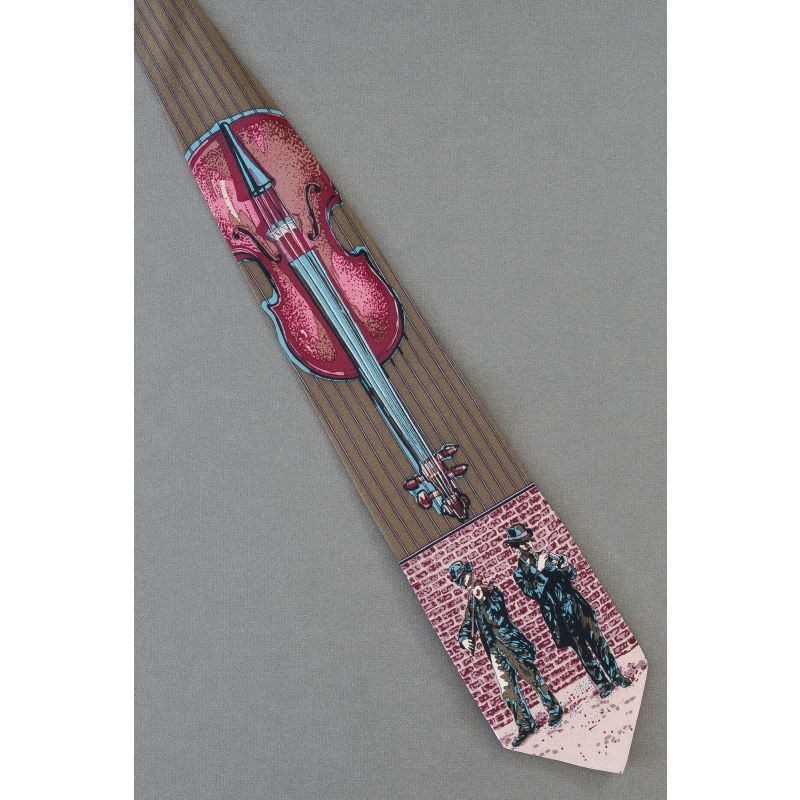 19th Century Street Buskers - Music Necktie
