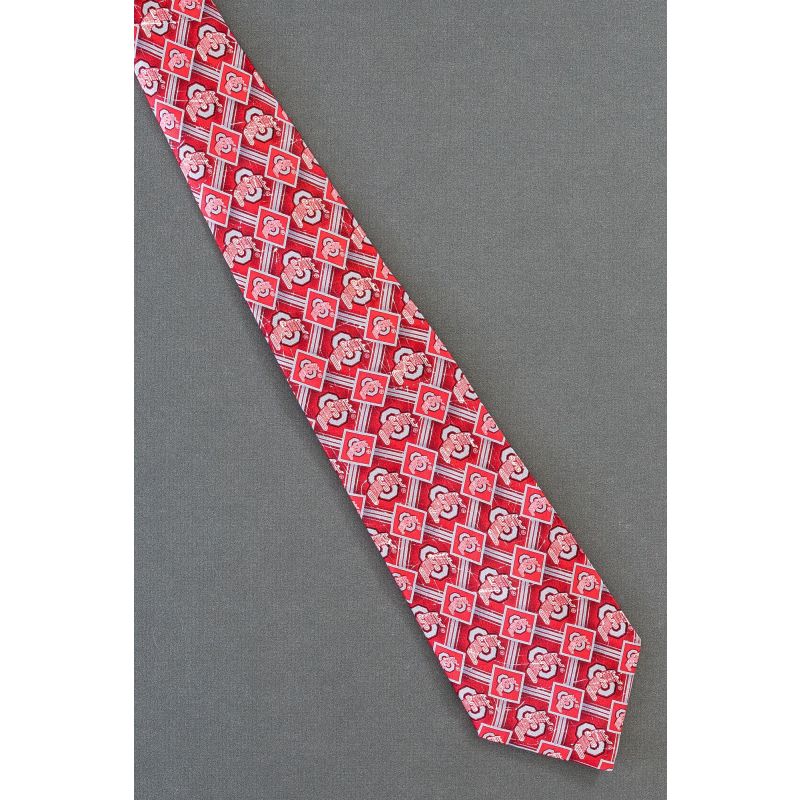 Ohio State - Red Silk Collegiate Neck Tie