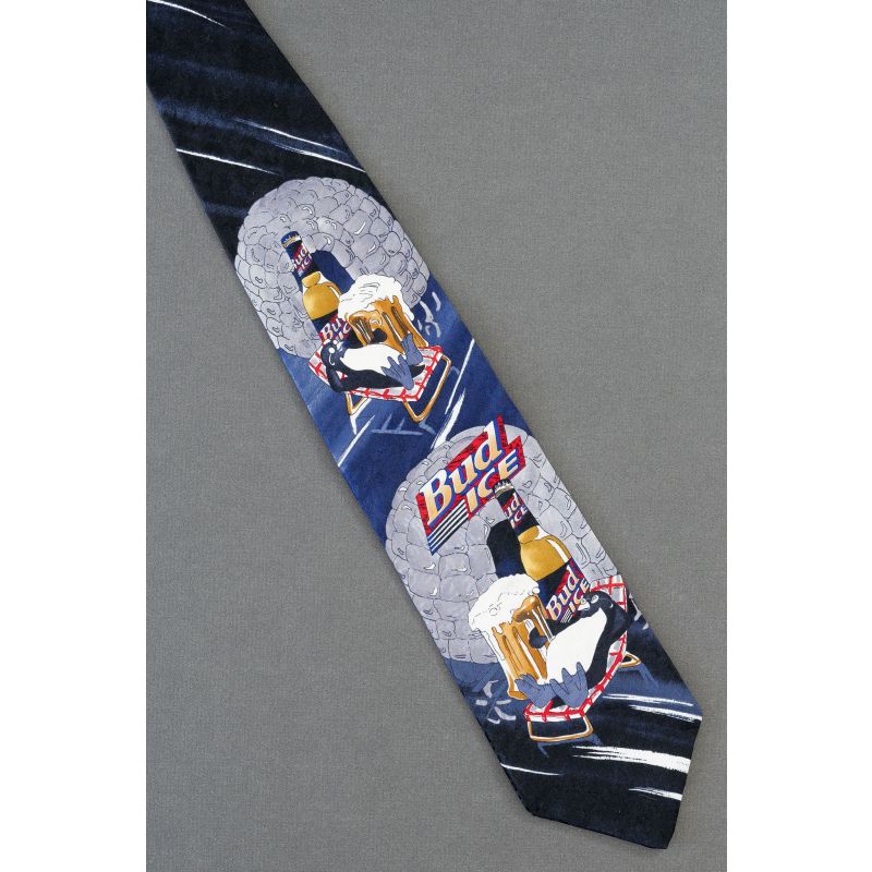 Penguin Enjoys a Bud Ice - Anheuser Busch Tie