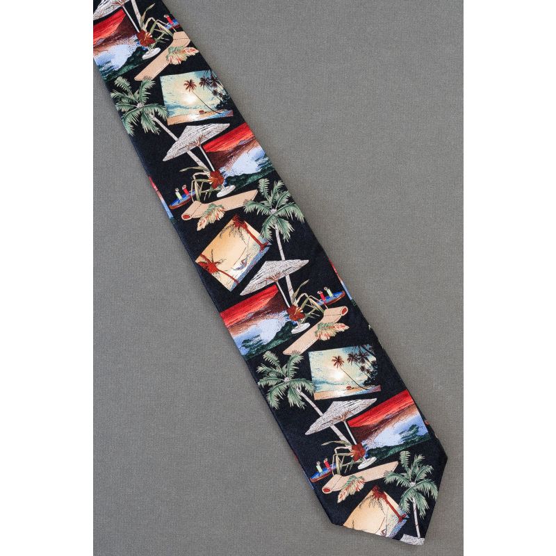 Postcards From Paradise - Beach Scenes Necktie