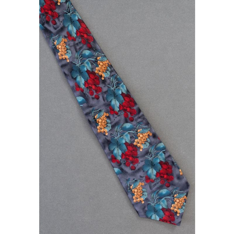 Red & White Grapes on Vine - Jimmy V Necktie