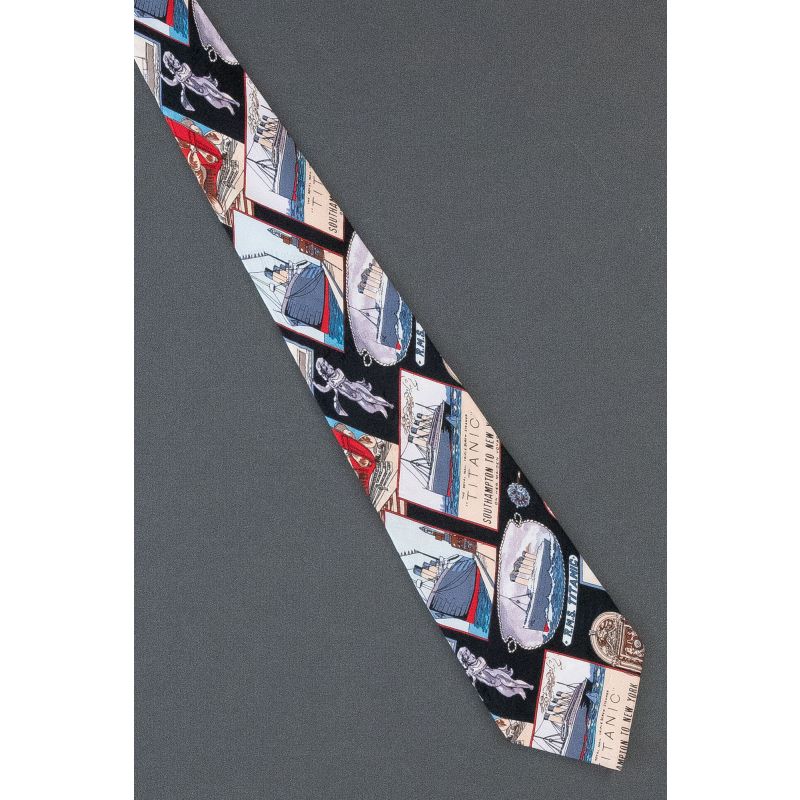 Titanic Passenger Liner Ship - Nicole Miller Tie