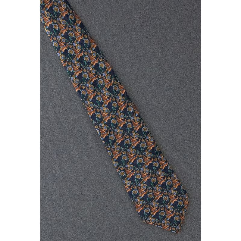Jumping Horse & Flowers - Lancel Designer Tie