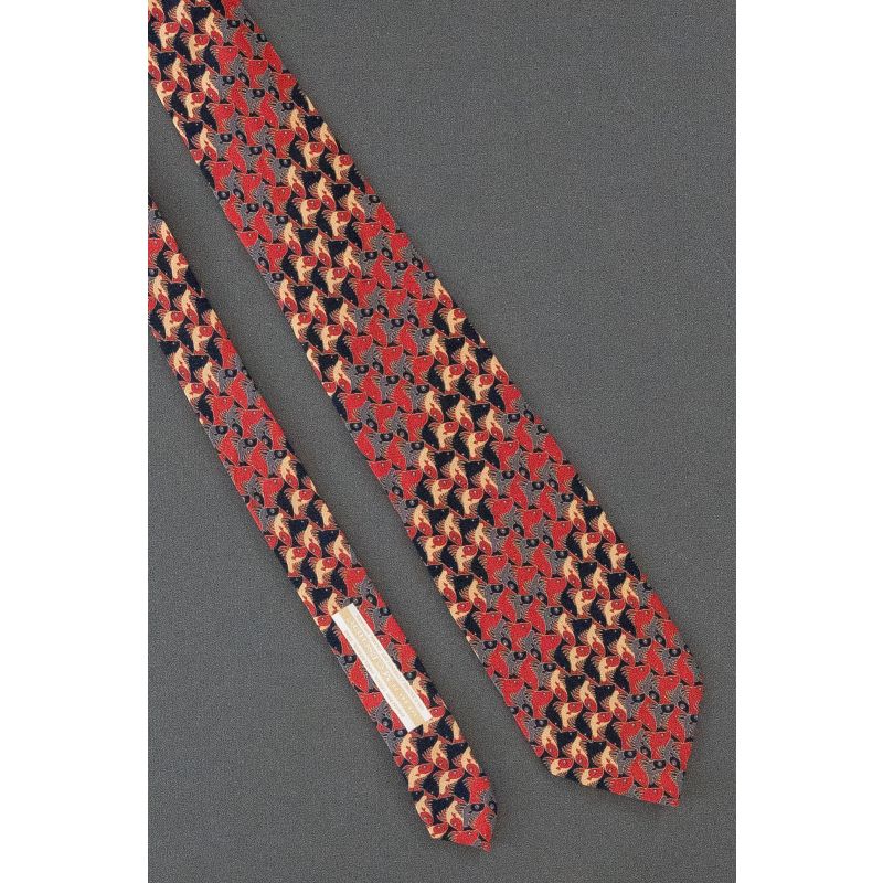 Interlocked Fish - M. C. Escher Silk Art Necktie