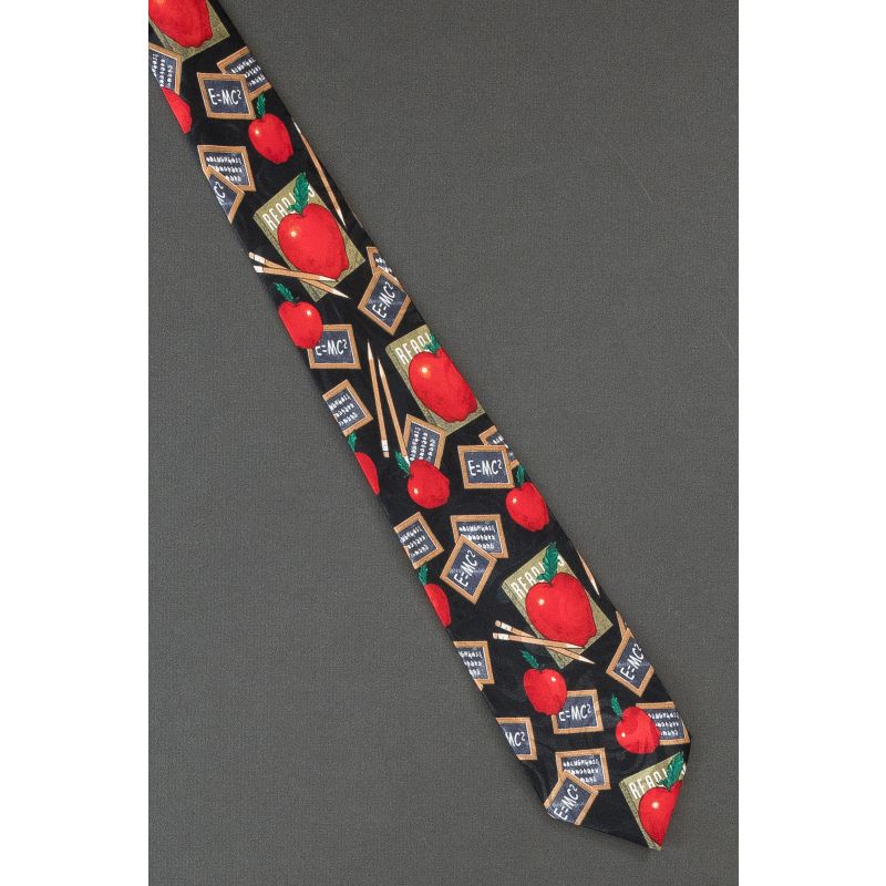 Apple for English & Science Teachers Necktie