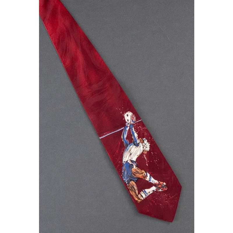 The Save - Artist Terry Rose - Silk Soccer Necktie