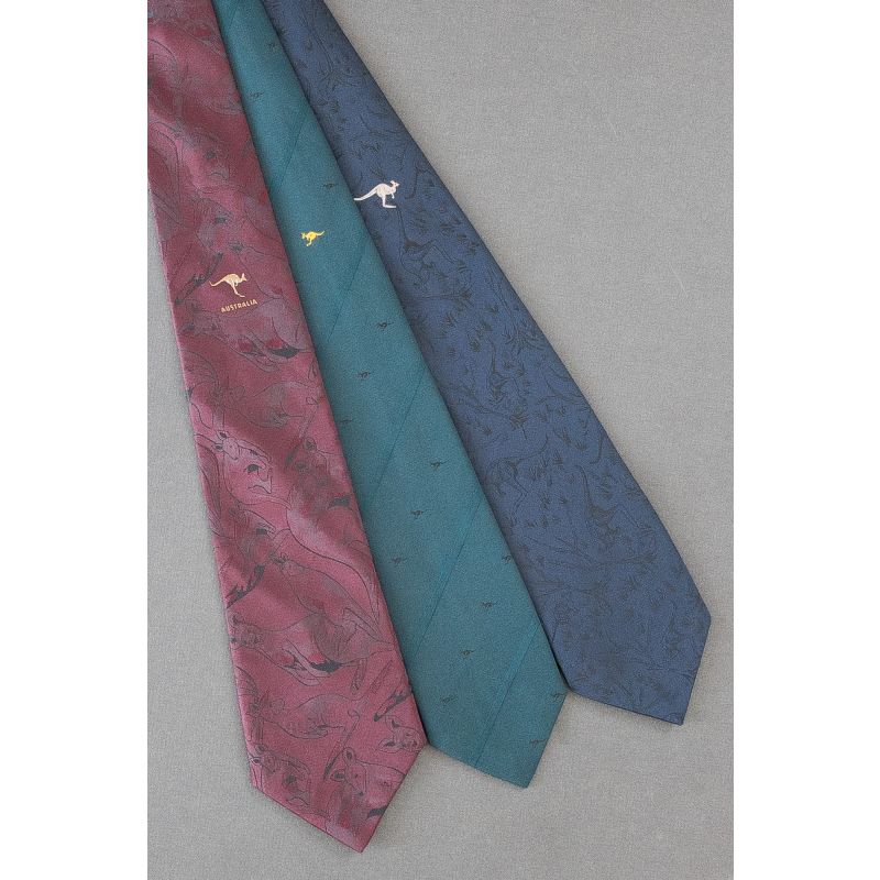 3 For $30 - Kangaroo Flourish & Pin Neckties