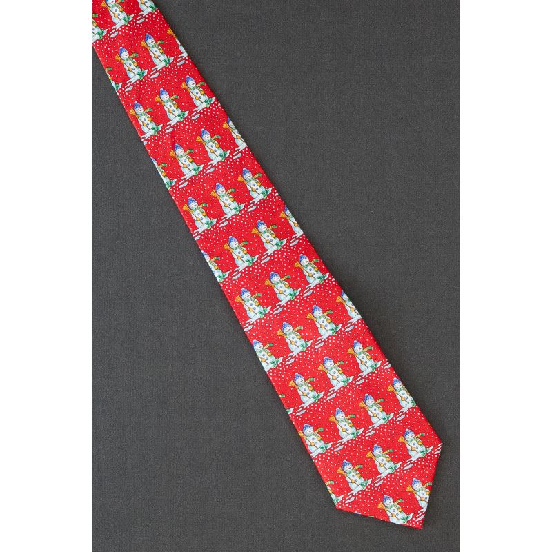 Rows of Snowmen - Roundtree & Yorke Tie