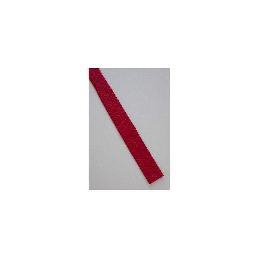 Skinny Knit Square End Mens Thin Solid Red Tie
