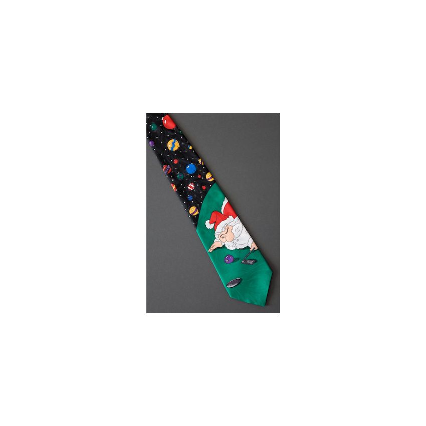 Santas Golf Shot - Mens Fun Sports Novelty Tie