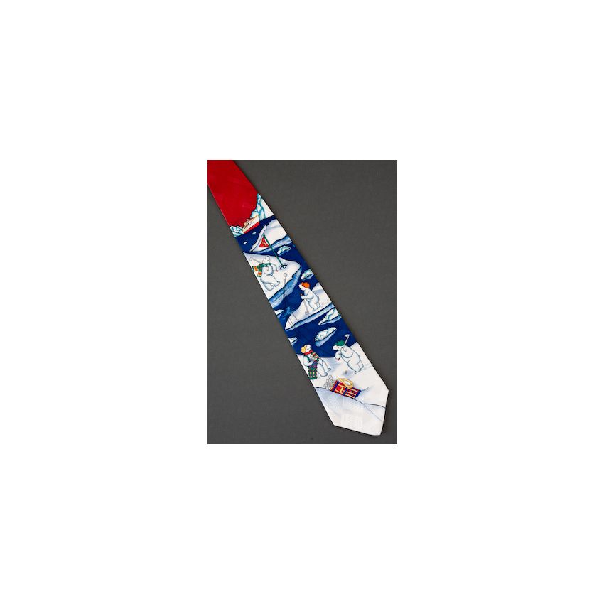 Bears Golfing Mens Fun Silk Sports Novelty Tie